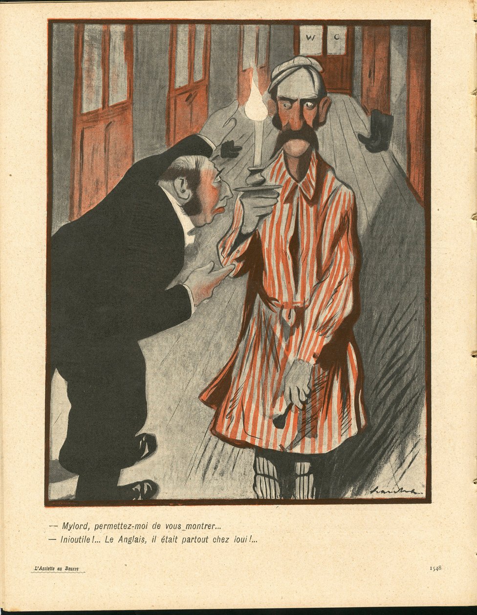 The Butter Plate, number 92, Satirical in Colors by Francisco Sancha y Lengo