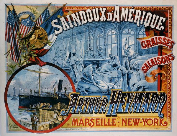 Poster advertising Arthur Heymann