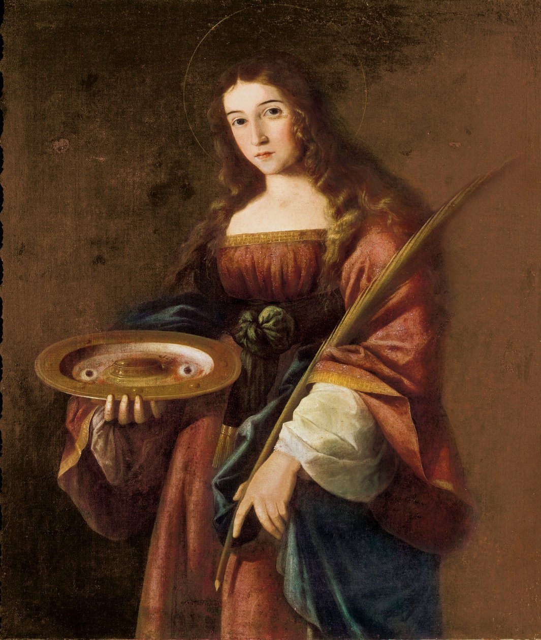 Saint Lucy by Francisco de (circle of) Zurbaran