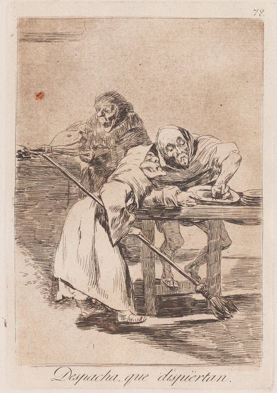 Be Quick, They Waken by Francisco de Goya