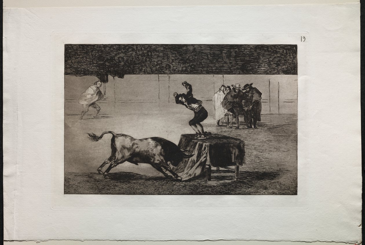 Bullfights: Another Madness of His in the Same Ring by Francisco de Goya