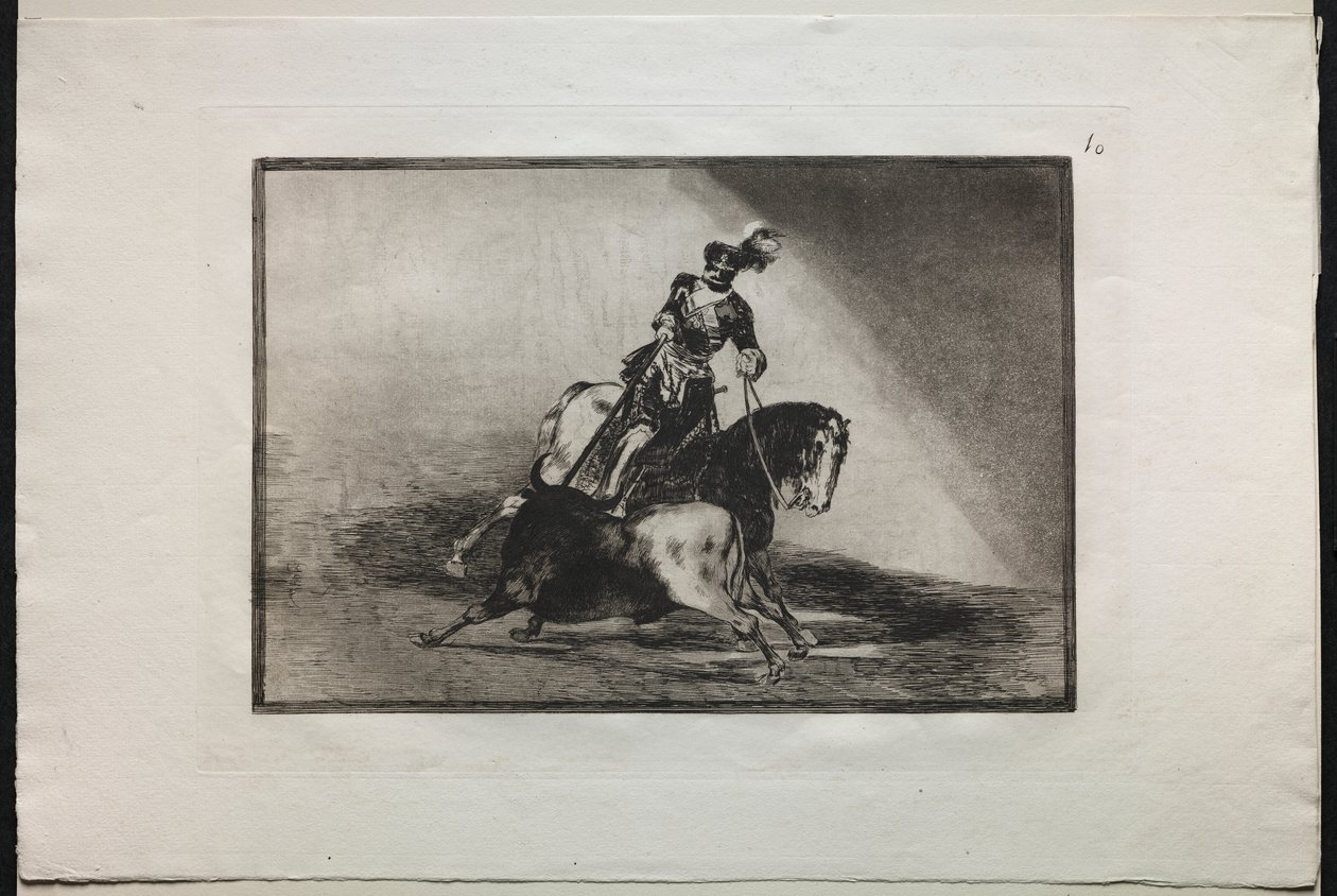 Bullfights: Charles V Spearing a Bull by Francisco de Goya