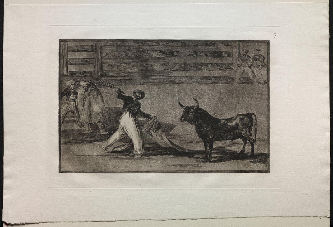 Bullfights: Origin of the Harpoons or Banderillas by Francisco de Goya