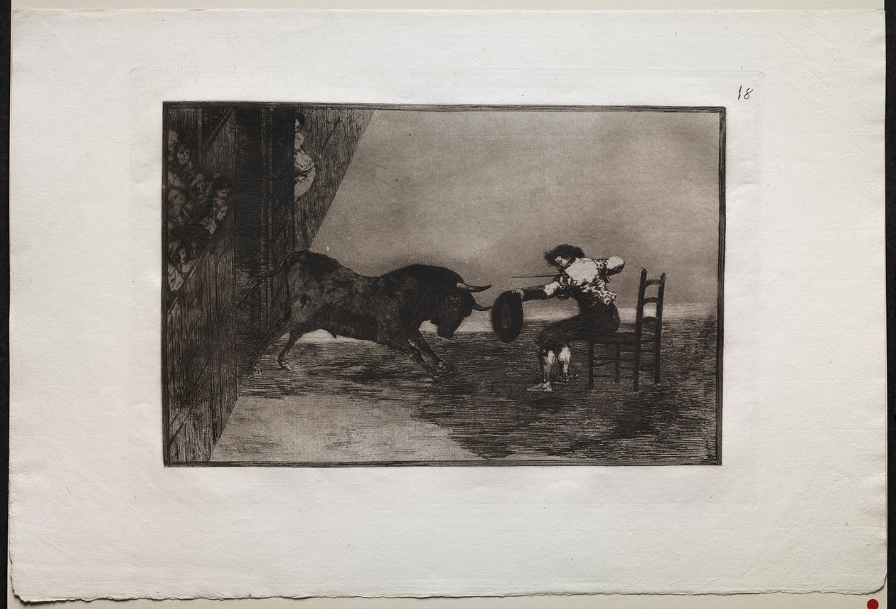 Bullfights: The Daring of Martincho in the Ring at Saragossa by Francisco de Goya