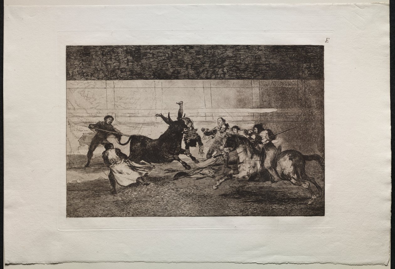 Bullfights: The Death of Pepe Illo (2nd Composition) by Francisco de Goya