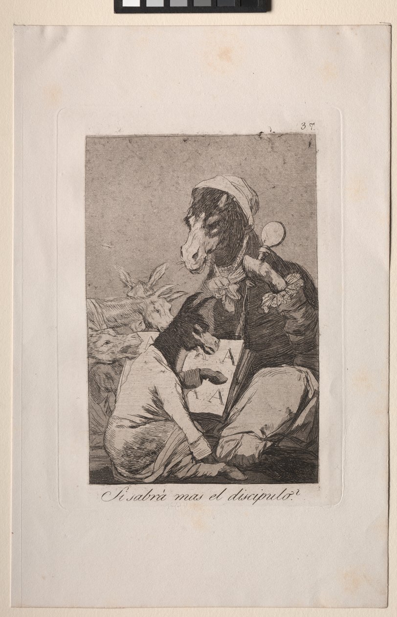 Might Not the Pupil Know More? by Francisco de Goya