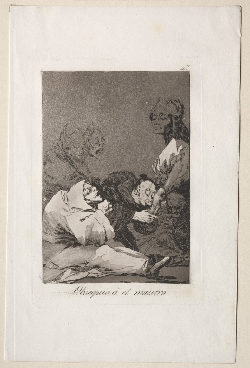A Gift for the Master by Francisco de Goya