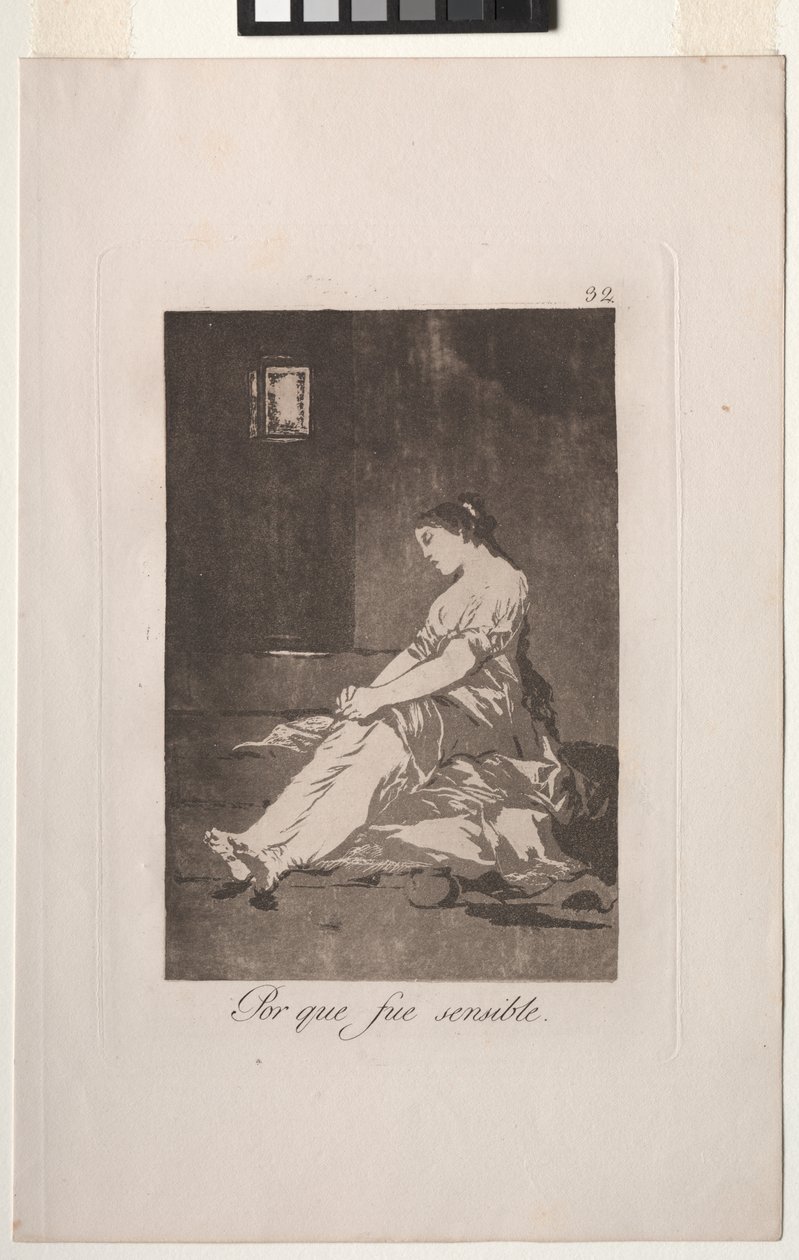 Because She Was Susceptible. by Francisco de Goya