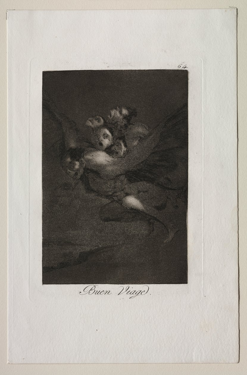 Caprichos: Bon Voyage! by Francisco de Goya
