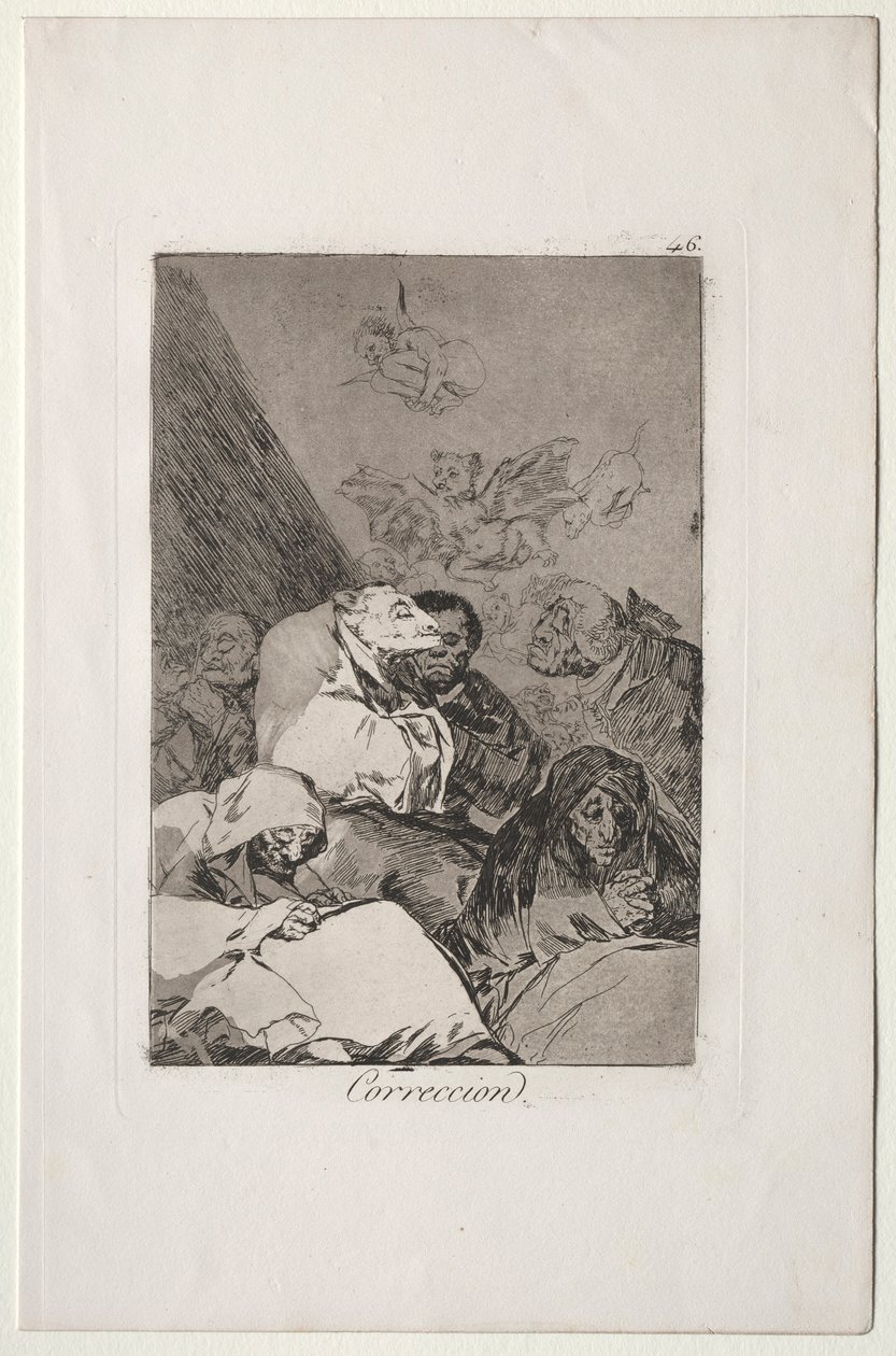 Caprichos: Correction by Francisco de Goya
