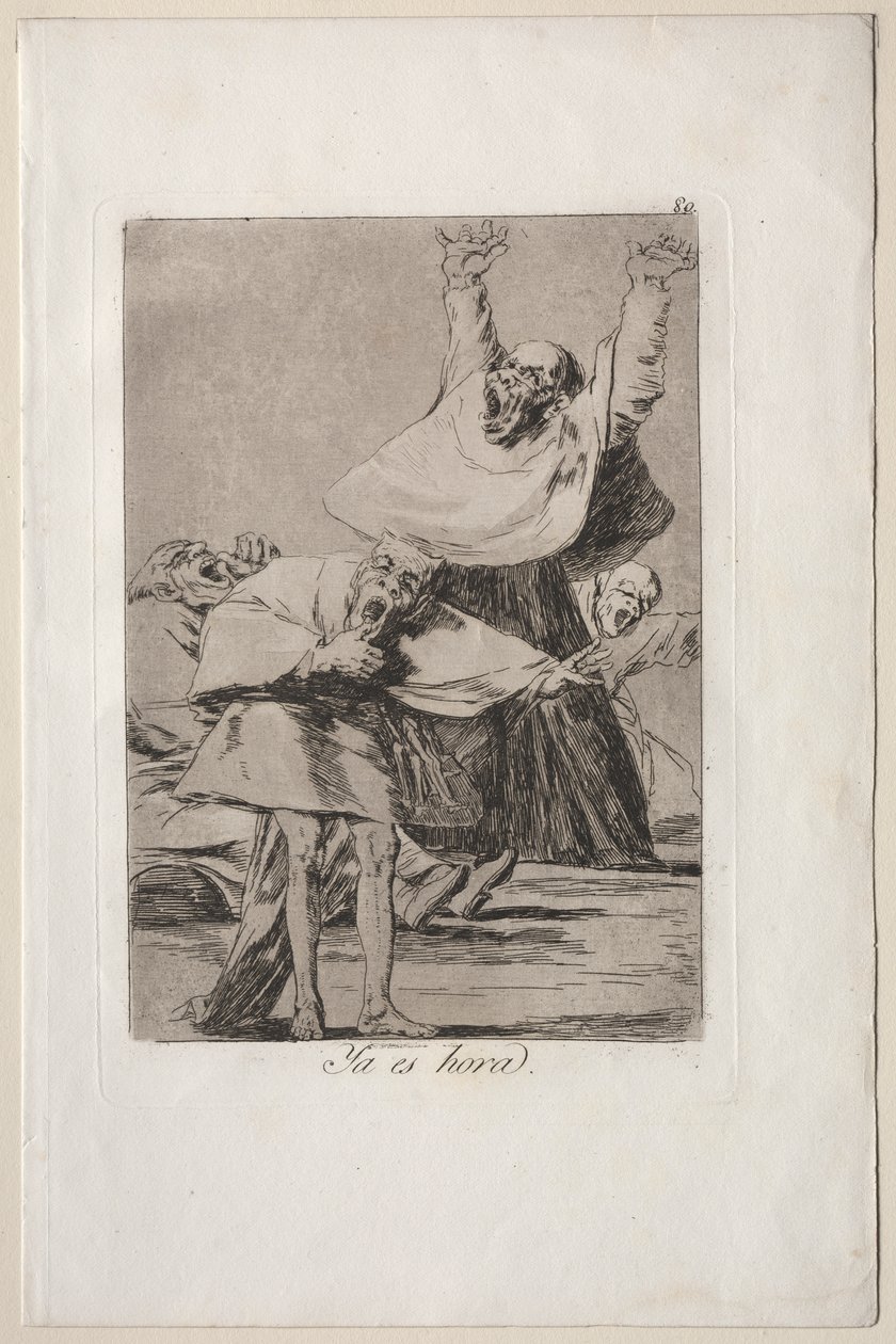 Caprichos: It is Time by Francisco de Goya