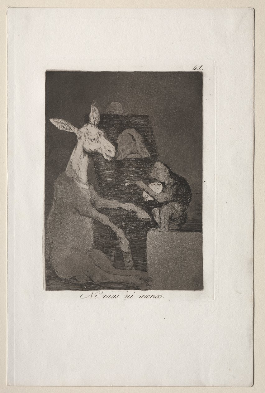 Neither More Nor Less by Francisco de Goya