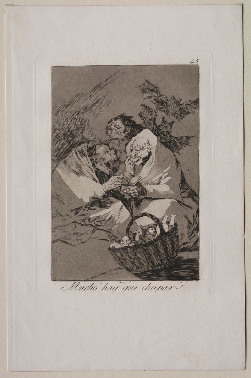 There is Plenty to Suck by Francisco de Goya