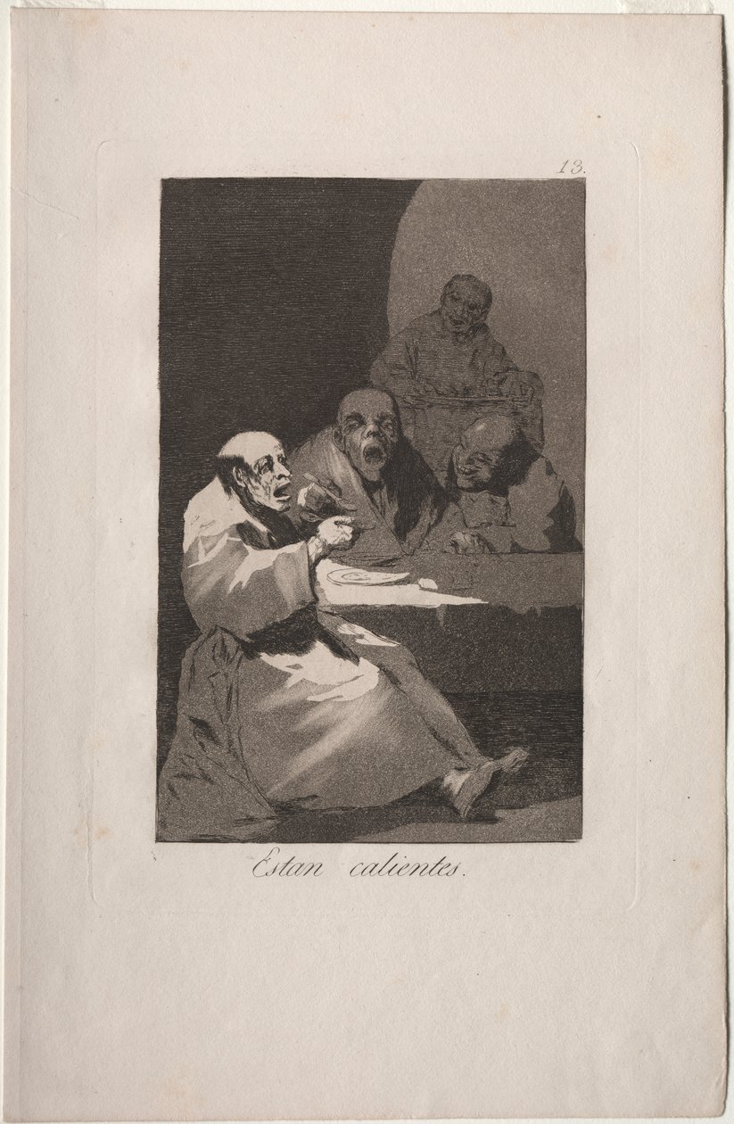 Caprichos: They are Hot by Francisco de Goya