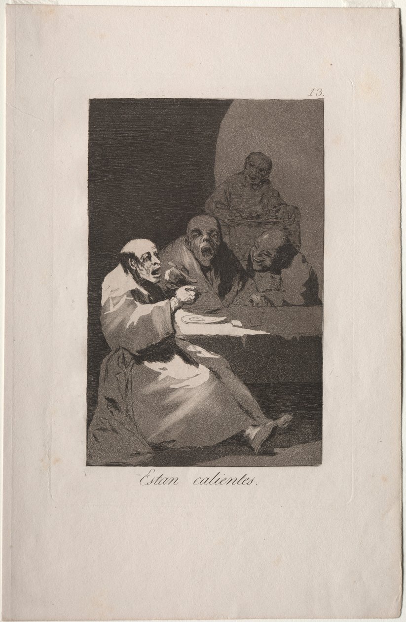 Caprichos: They are Hot by Francisco de Goya
