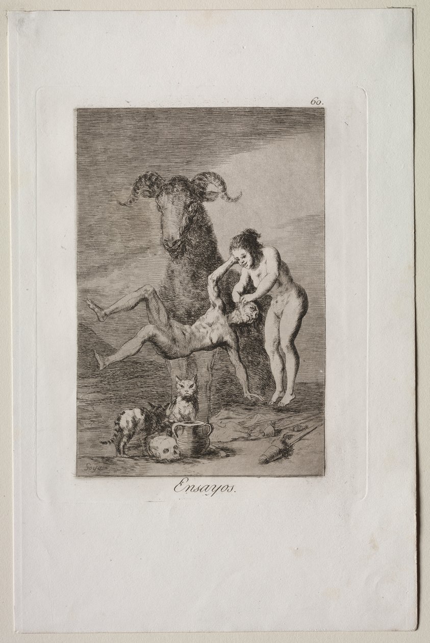 Caprichos: Trials by Francisco de Goya