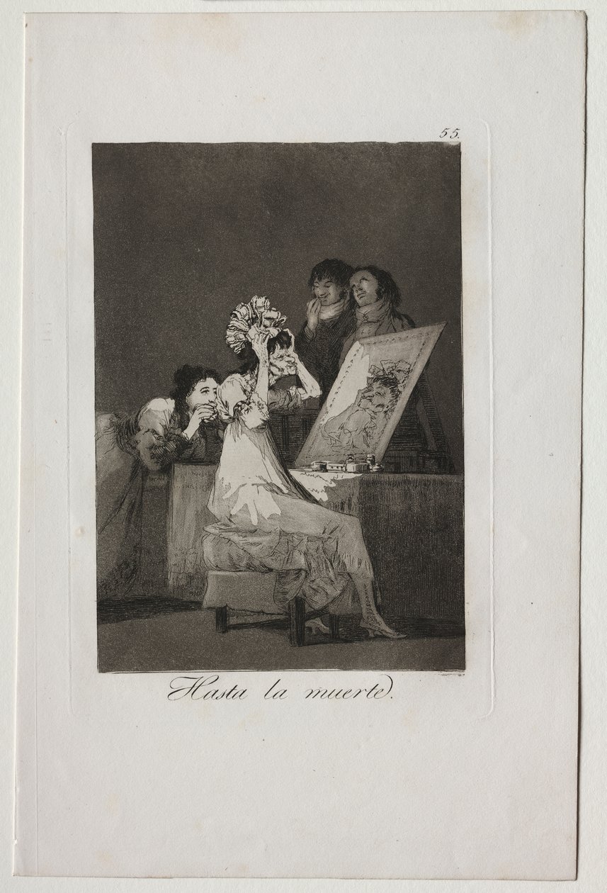 Caprichos: Until Death by Francisco de Goya