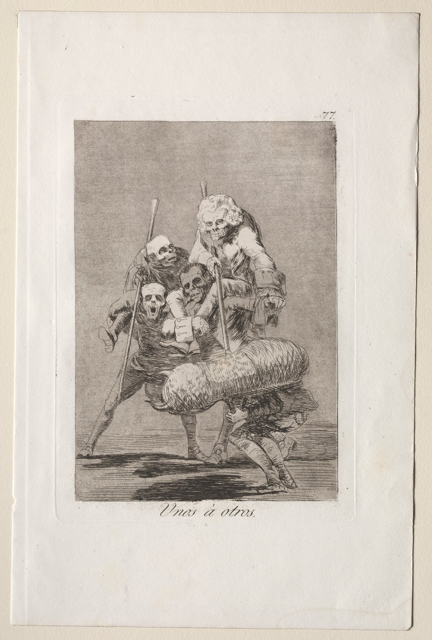 Caprichos: What One Does to Another by Francisco de Goya
