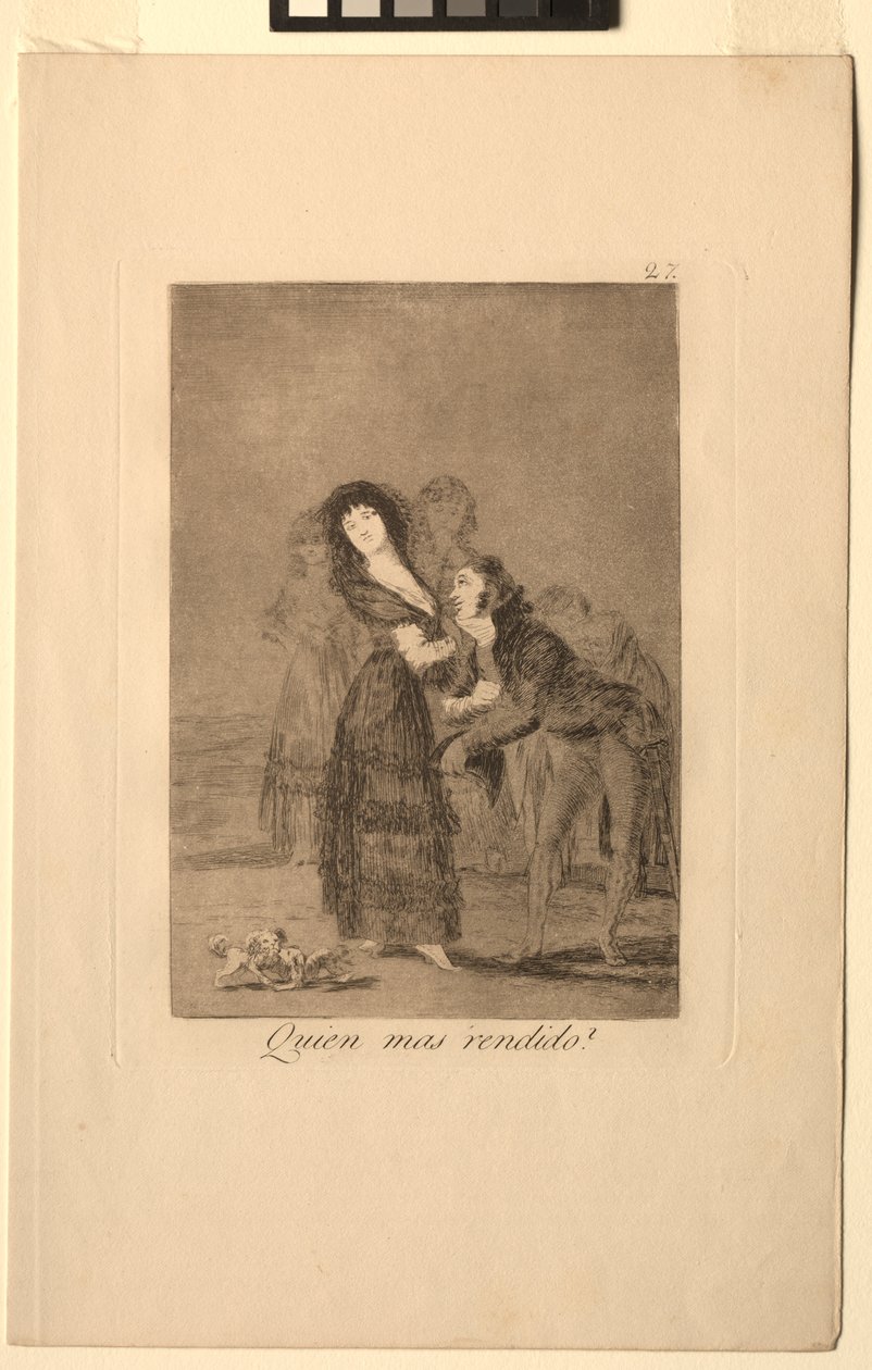 Caprichos: Which of Them is the More Overcome by Francisco de Goya