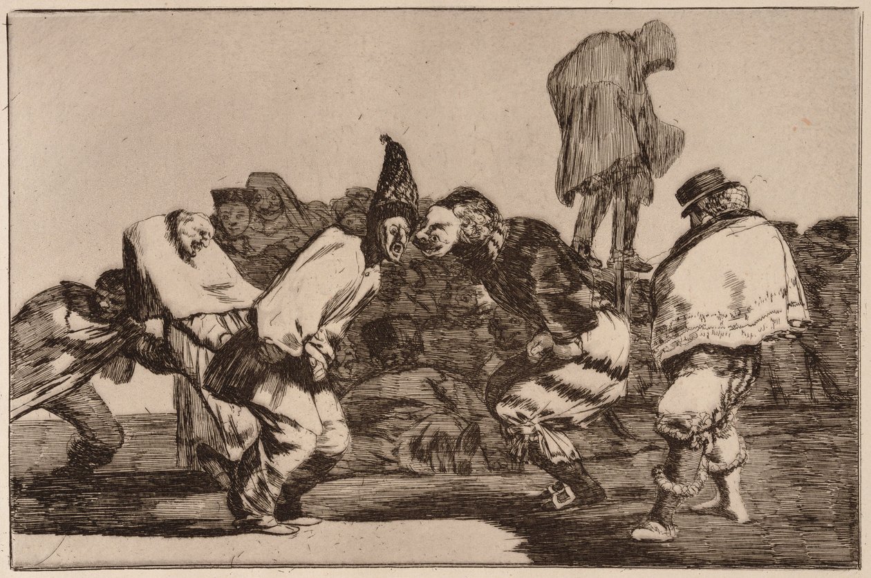 Carnival Folly, from the series Los Disparates by Francisco de Goya