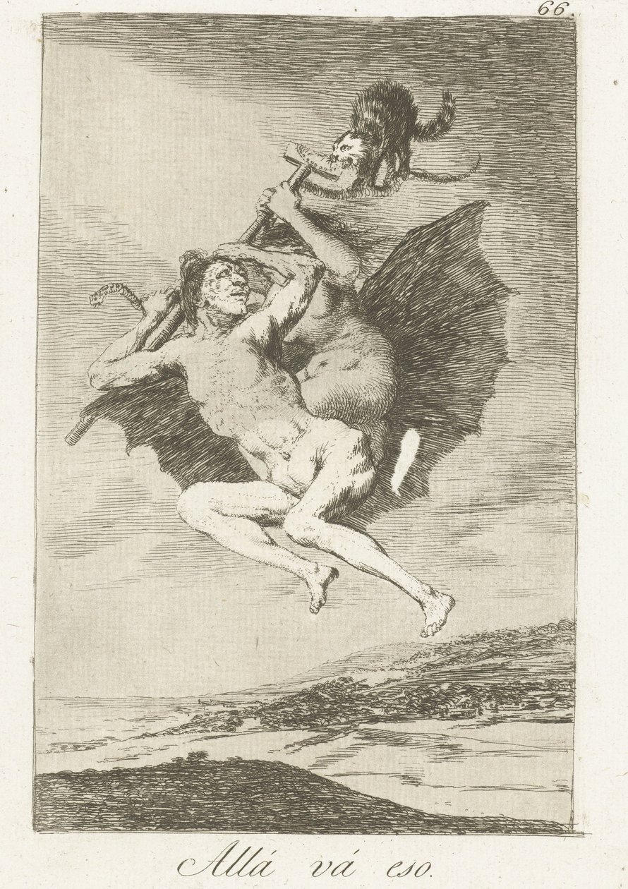 There They Go by Francisco de Goya