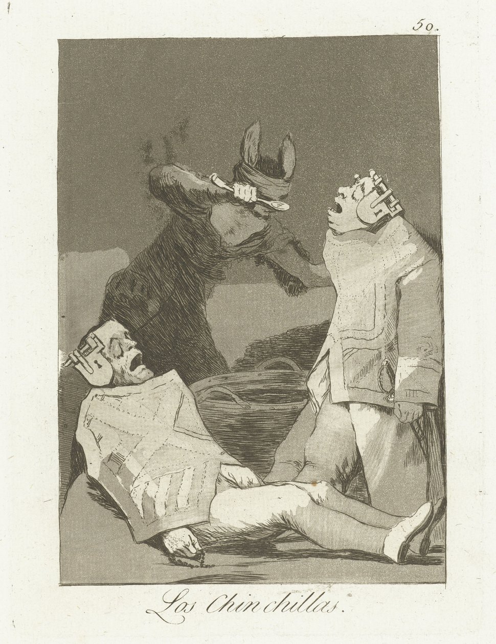 The Chinchillas (Los Caprichos) by Francisco de Goya