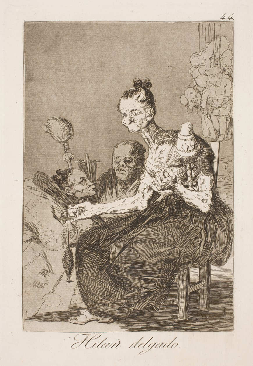 The Spinner Beautifully by Francisco de Goya