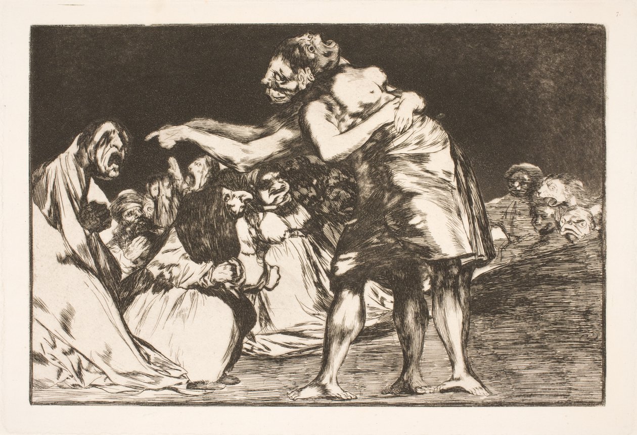 The Foolish Marriage (She Who Wants to Marry Never Misses the Opportunity to Talk About It) by Francisco de Goya
