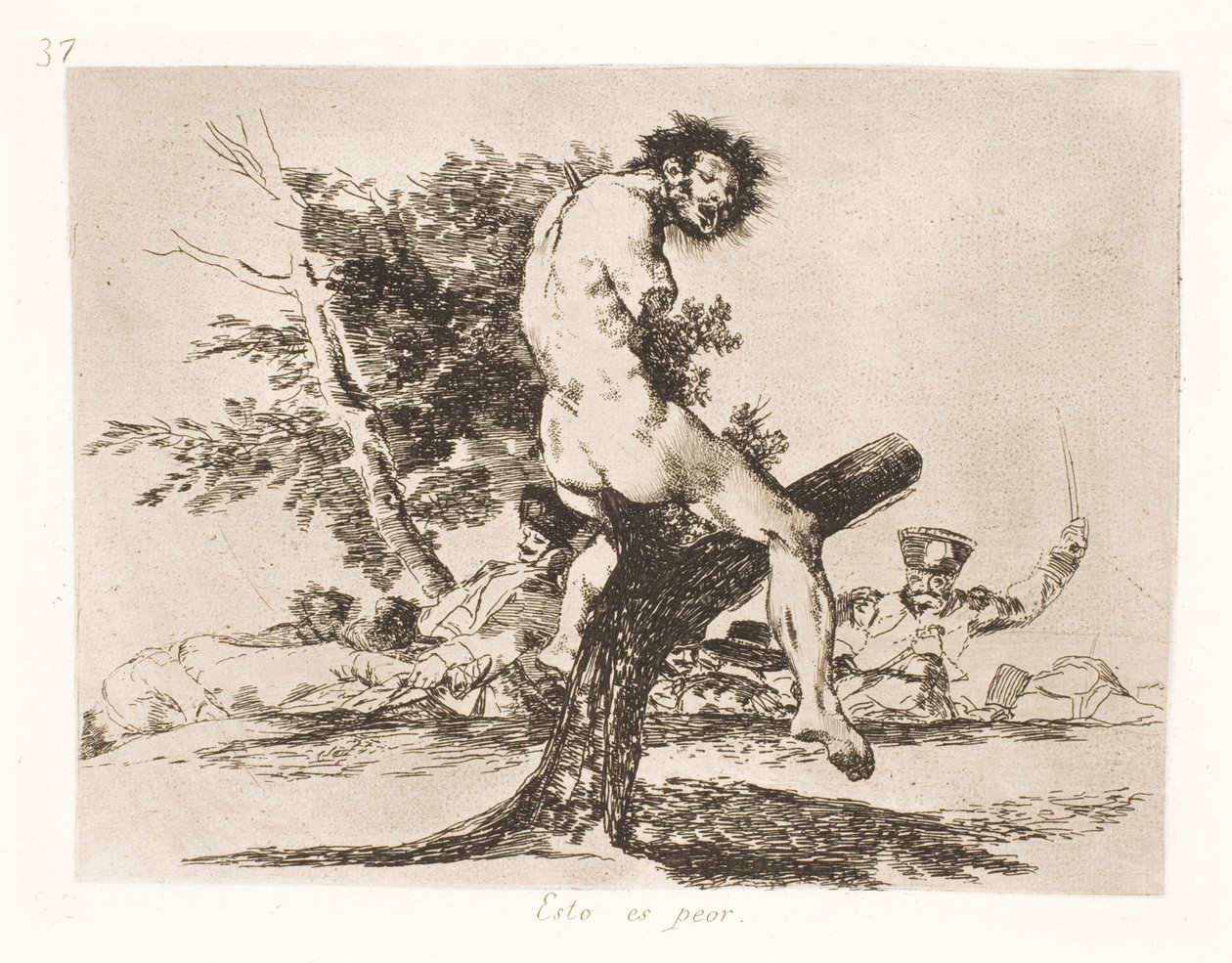This is Worse (37) by Francisco de Goya