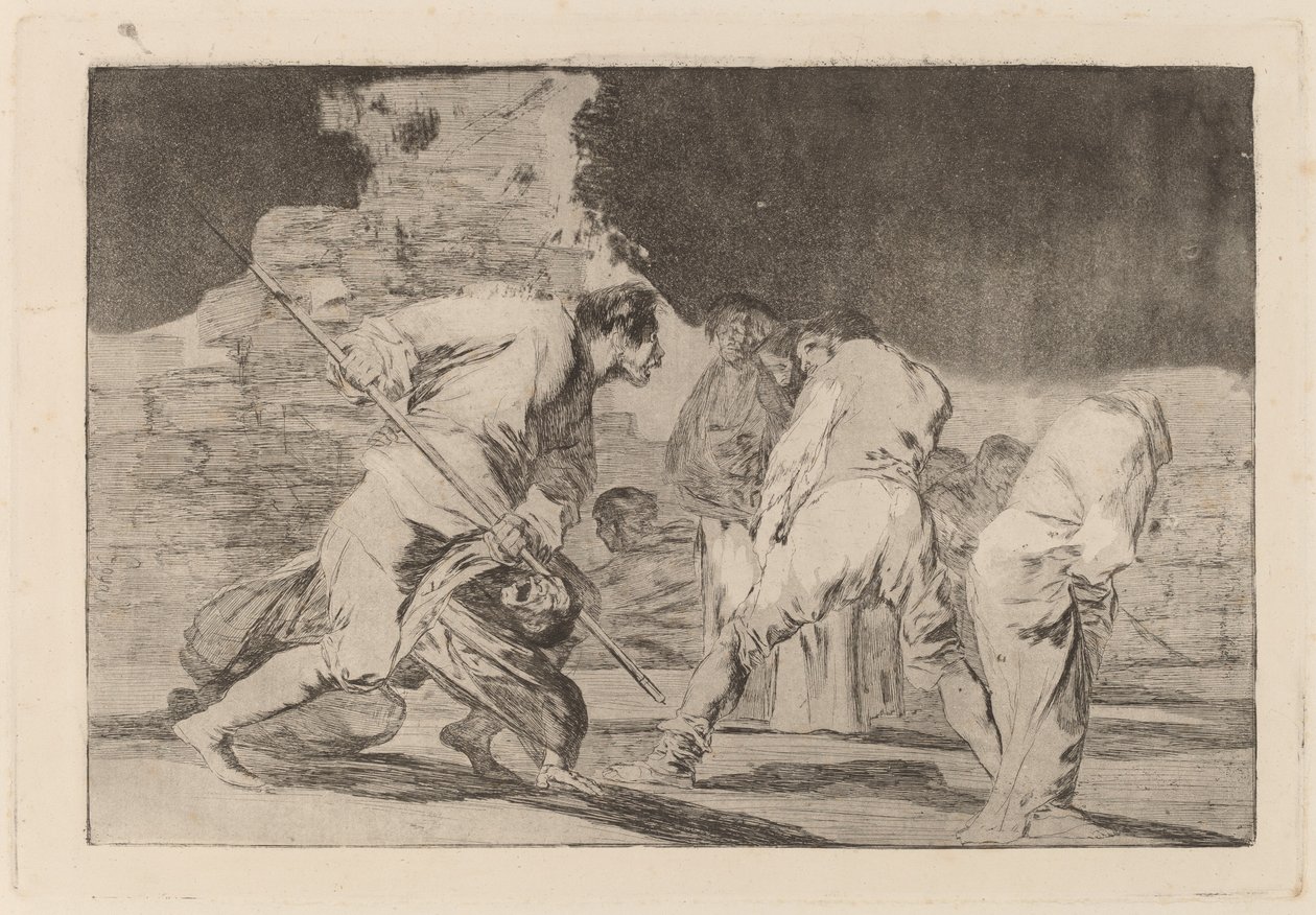 Furious Folly by Francisco de Goya