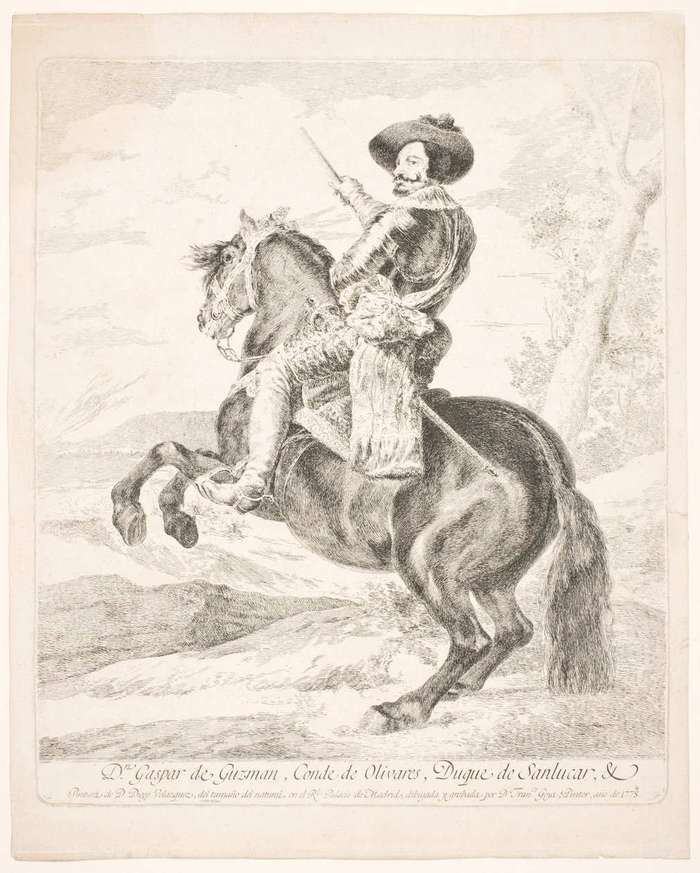 Don Gaspar de Guzman, Count of Olivares by Francisco de Goya