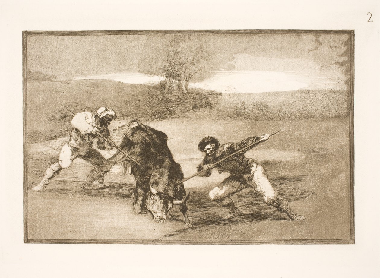 Another Way to Hunt on Foot by Francisco de Goya