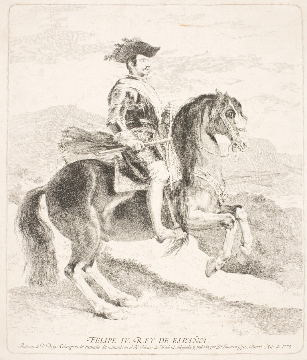 Philip IV, King of Spain, on Horseback by Francisco de Goya