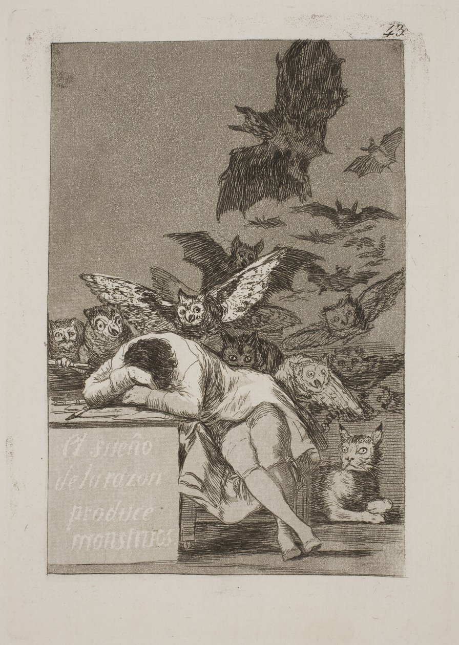 The Sleep of Reason Produces Monsters by Francisco de Goya