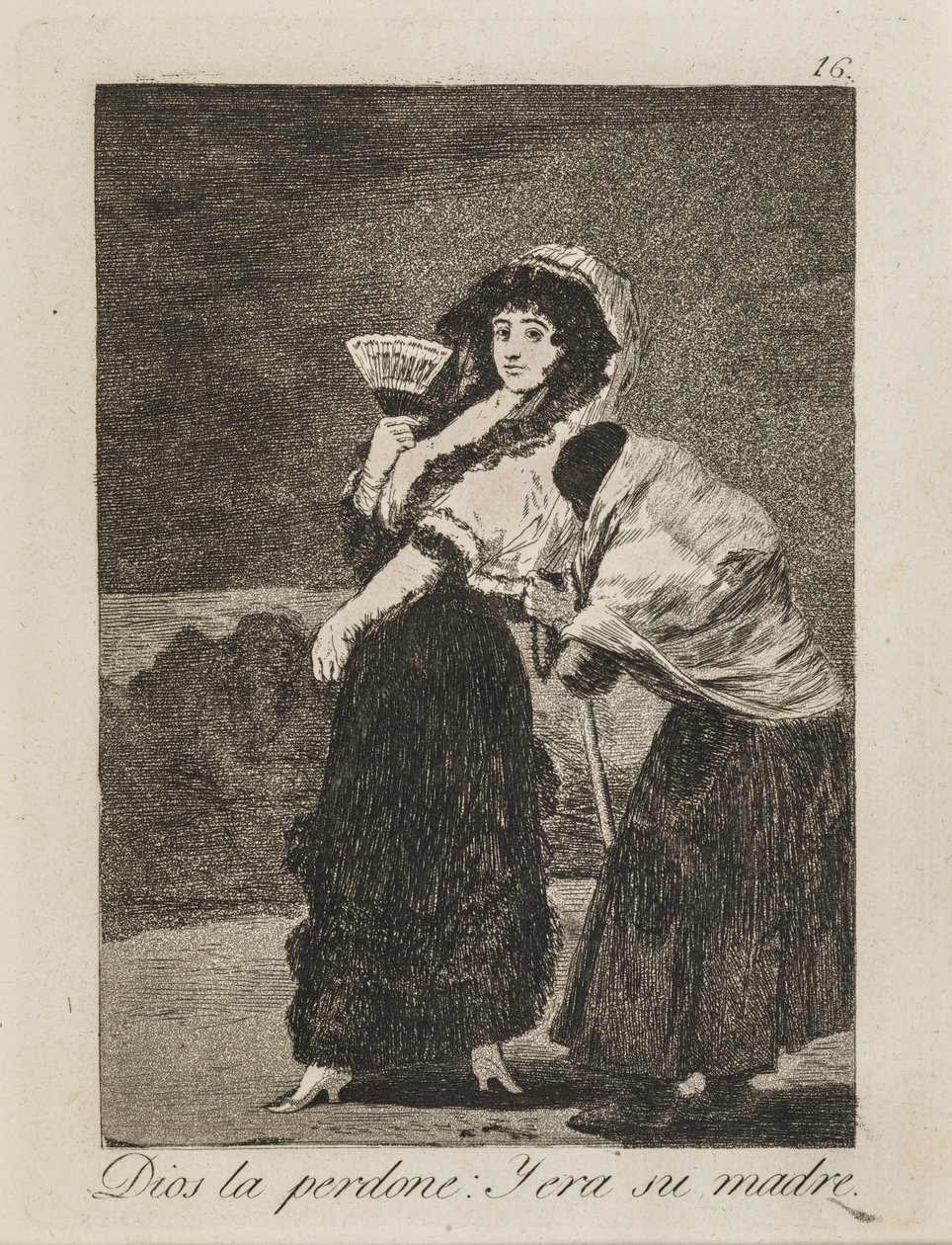 God Forgive Her: The Beggar Woman Was Her Mother by Francisco de Goya