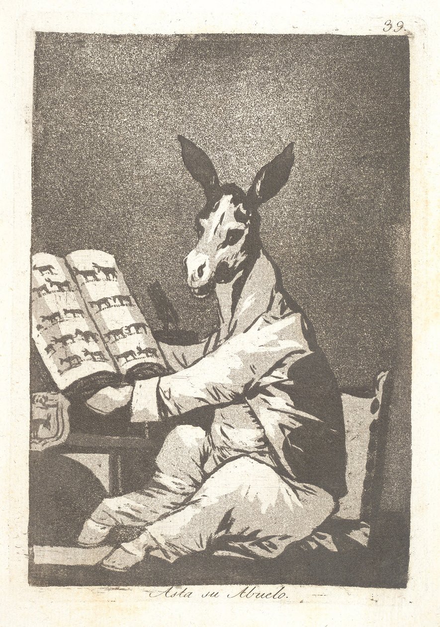 His Ancestors by Francisco de Goya