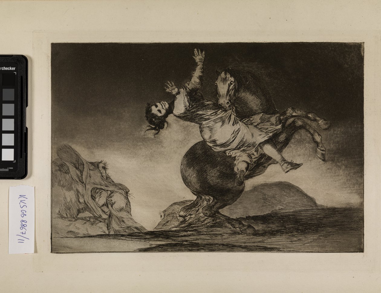 The Horse Abductor (A Woman and a Horse, Let Another Tame Them) by Francisco de Goya