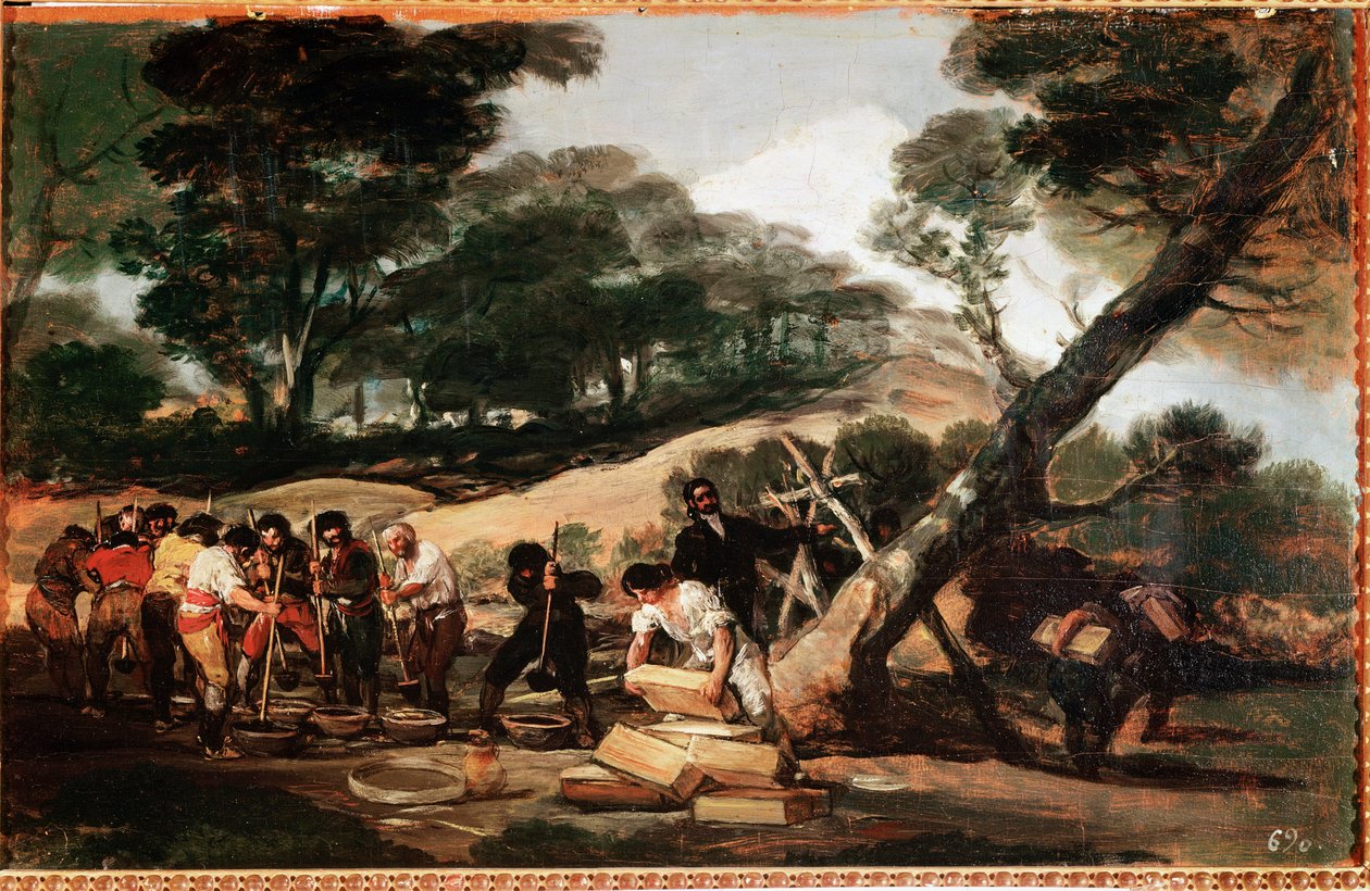 Illegal Plant of Gunpowder by Francisco de Goya