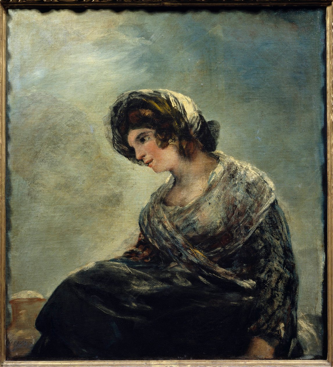The Milkmaid of Bordeaux by Francisco de Goya