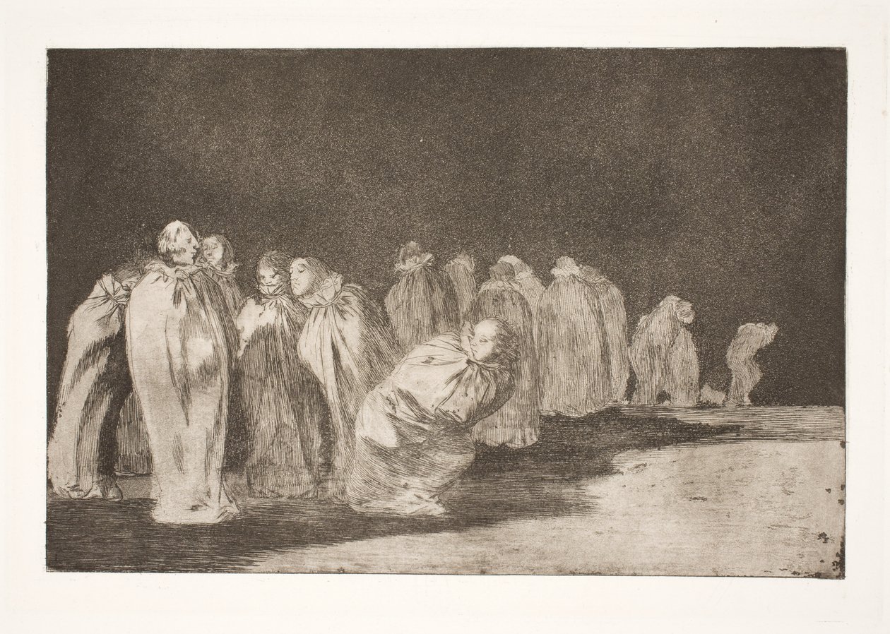 The Men in Sacks (There is something hidden under the sackcloth / you cannot judge a man by his clothes) by Francisco de Goya