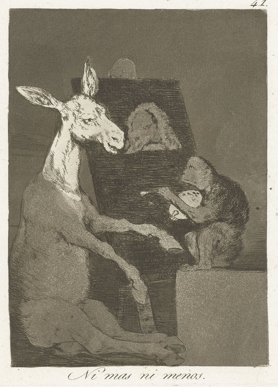 No More and No Less by Francisco de Goya