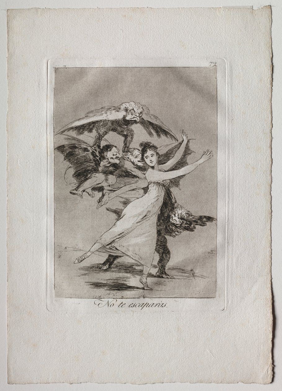 Eighty Caprices: You Will Not Escape by Francisco de Goya