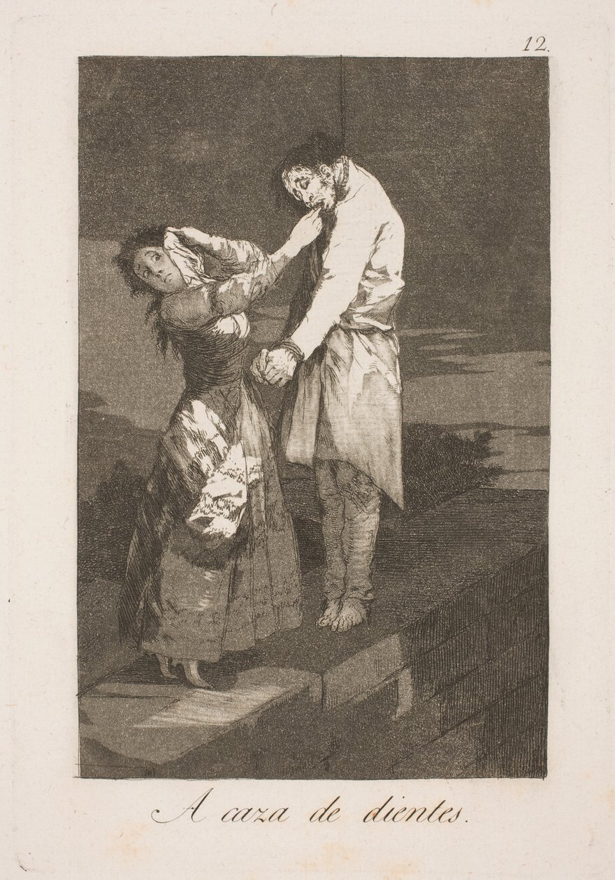 Hunting for Teeth by Francisco de Goya