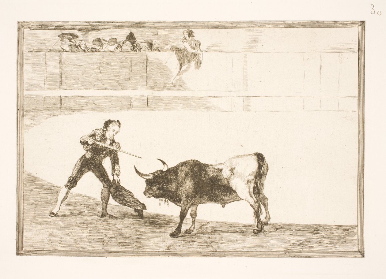 Pedro Romero kills the lame bull by Francisco de Goya