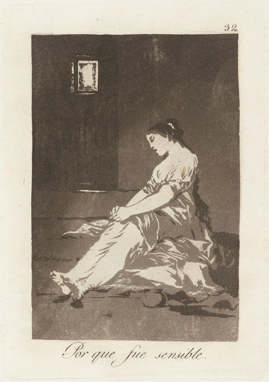 Because She Was Susceptible by Francisco de Goya