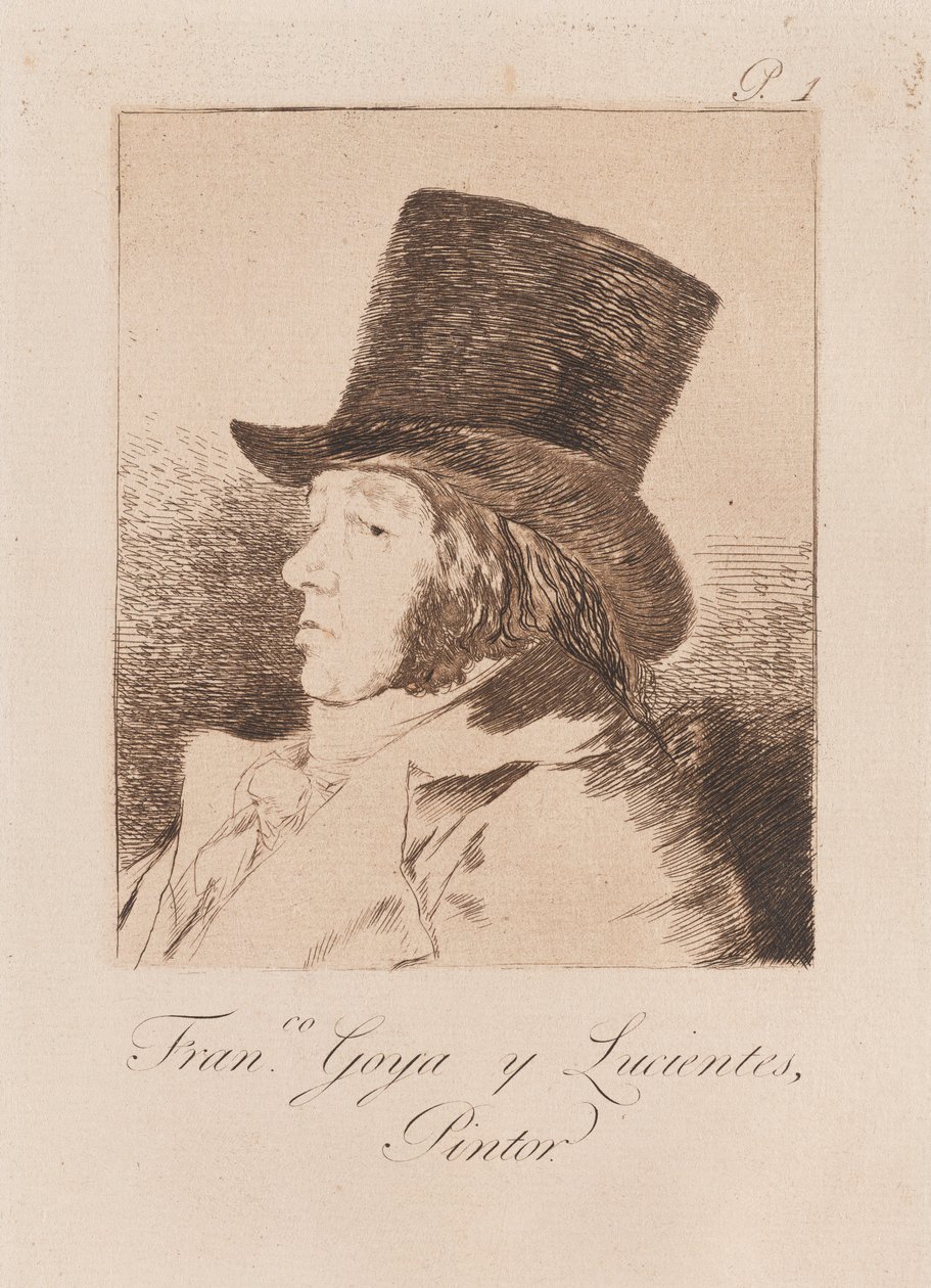 Portrait of the Artist by Francisco de Goya