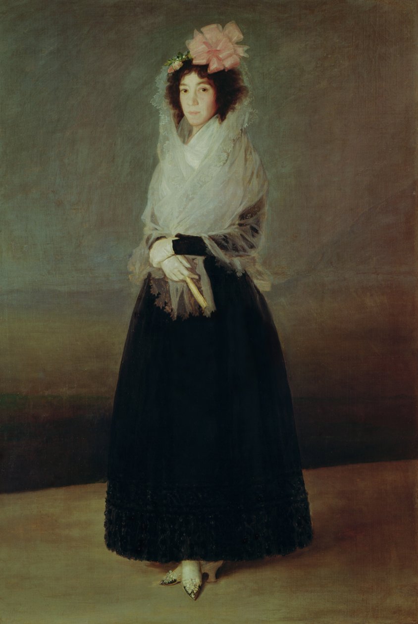 Portrait of the Countess of Carpio, Marquesa de la Solana by Francisco de Goya