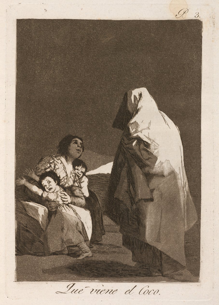 Here Comes the Bogey-Man by Francisco de Goya