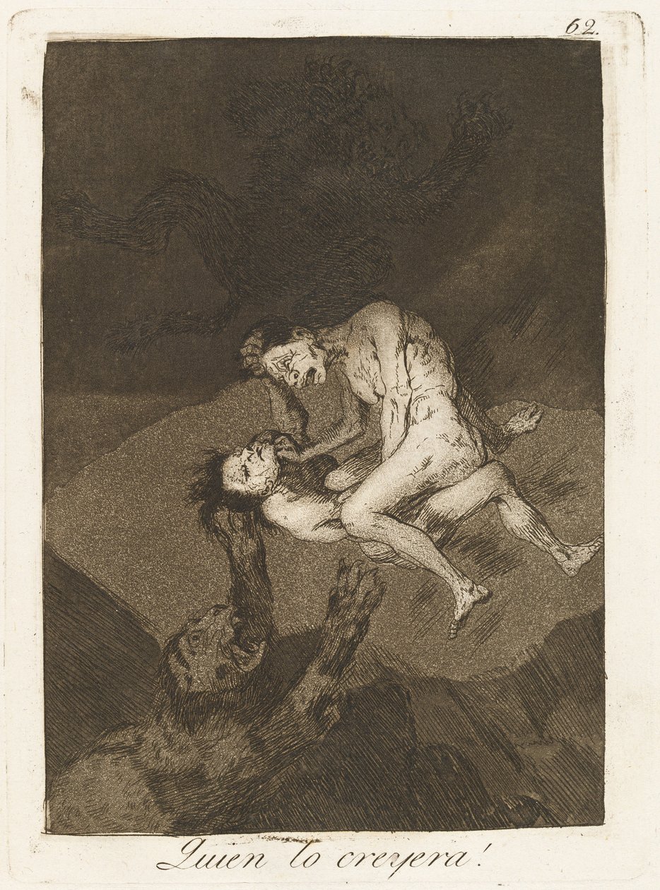 Who Would Have Thought It! by Francisco de Goya