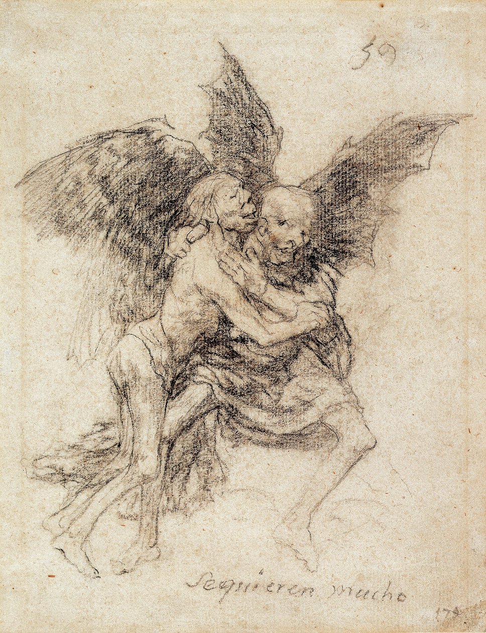 They Love Each Other Very Much by Francisco de Goya